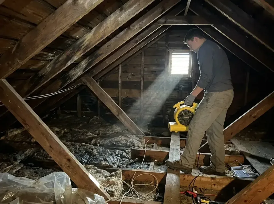 attic-water-damage-drying-proc-007 — frequently asked questions, Emergency Water Extraction & 24/7 Flood Response in Corunna…